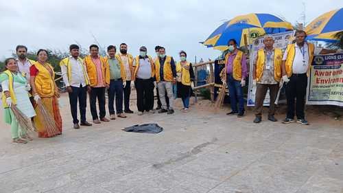 Puri Sea Beach Cleaning by LCBr Diamond